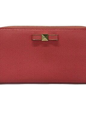 FURLA Pink Leather Long Wallet